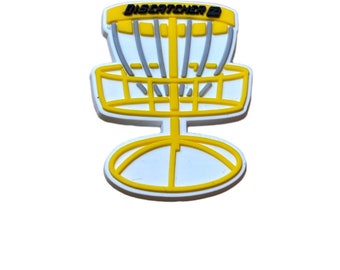 Disc golf shoe charm basket