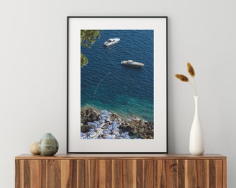 Amalfi Coast Art Print | Capri Italy | Fine Art Photography Prints with Framing Options | "La Fontelina IV"
