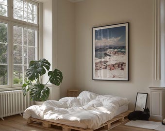 Antibes France Print, Plage Keller Beach, French Riviera Wall Art, Cote d’Azur Photography