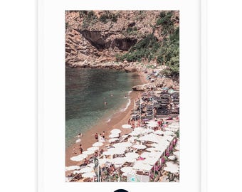 South of France Print, French Riviera Fine Art Photography, Cote D'Azur Posters, Joie de Vivre, Dolce Far Niente Vintage Photos, Plage Mala
