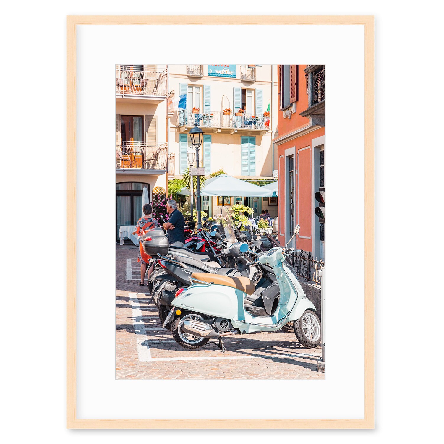 Lake Como Vespa Print Menaggio Italy Fine Art Photography Etsy