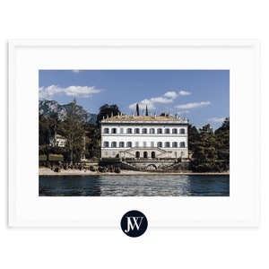Lake Como Art Print | Bellagio, Italy | Fine Art Photography Prints with Framing Options | &quot;Villa Melzi&quot; by Josh Wilson