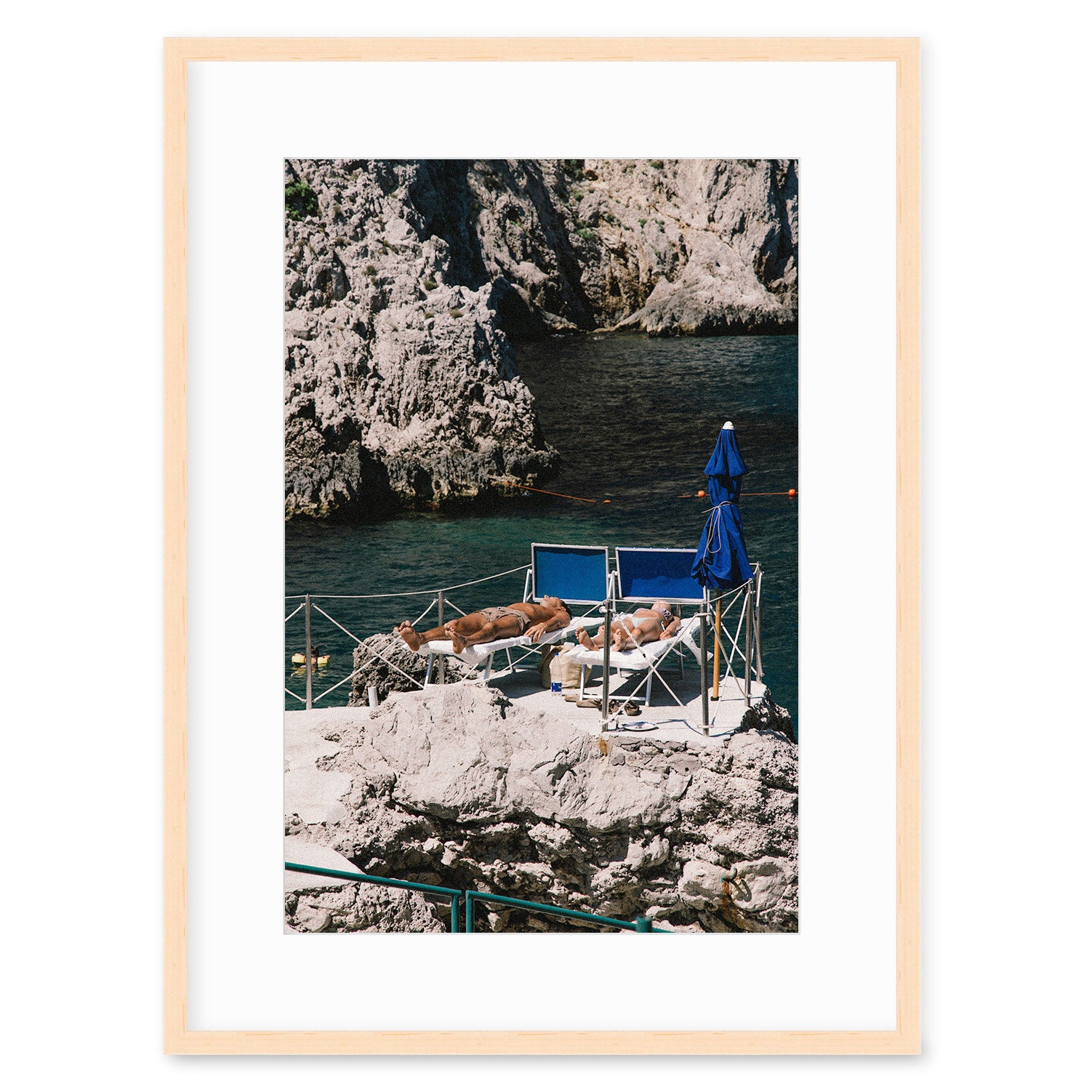 Capri Italy Art Print Da Luigi Ai Faraglioni Fine Art Etsy