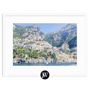 Amalfi Coast Art Print, Positano Italy Poster, Il Dolce Far Niente Fine Art Photography Prints, Framed Italy Artwork, Coastal Canvas Prints