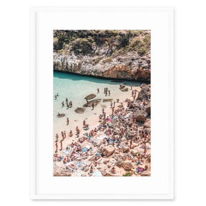 Mallorca Spain Caló des Moro Print, Mediterranean Coastal Beach Wall Decor, Balearic Island Photography, Europe Travel Fine Art Landscape