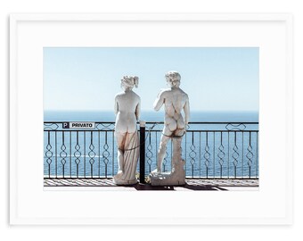 Amalfi Coast Art Print | Praiano, Italy | Fine Art Photography Prints with Framing Options | "Cheeky"
