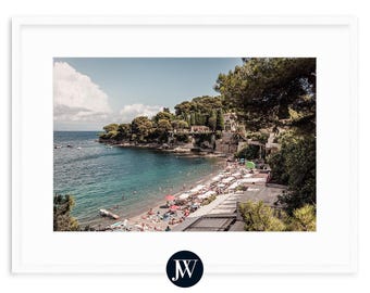 Côte d'azur Posters, Cap Ferrat Wall Art Print, French Riviera Artwork, South of France, Joie de Vivre, Dolce Far Niente Vintage Photography