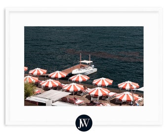 Lake Como Art Print | Grand Hotel Tremezzo | Framed Wall Art | Fine Art Photography | "Tremezzo Loungers" by Josh Wilson