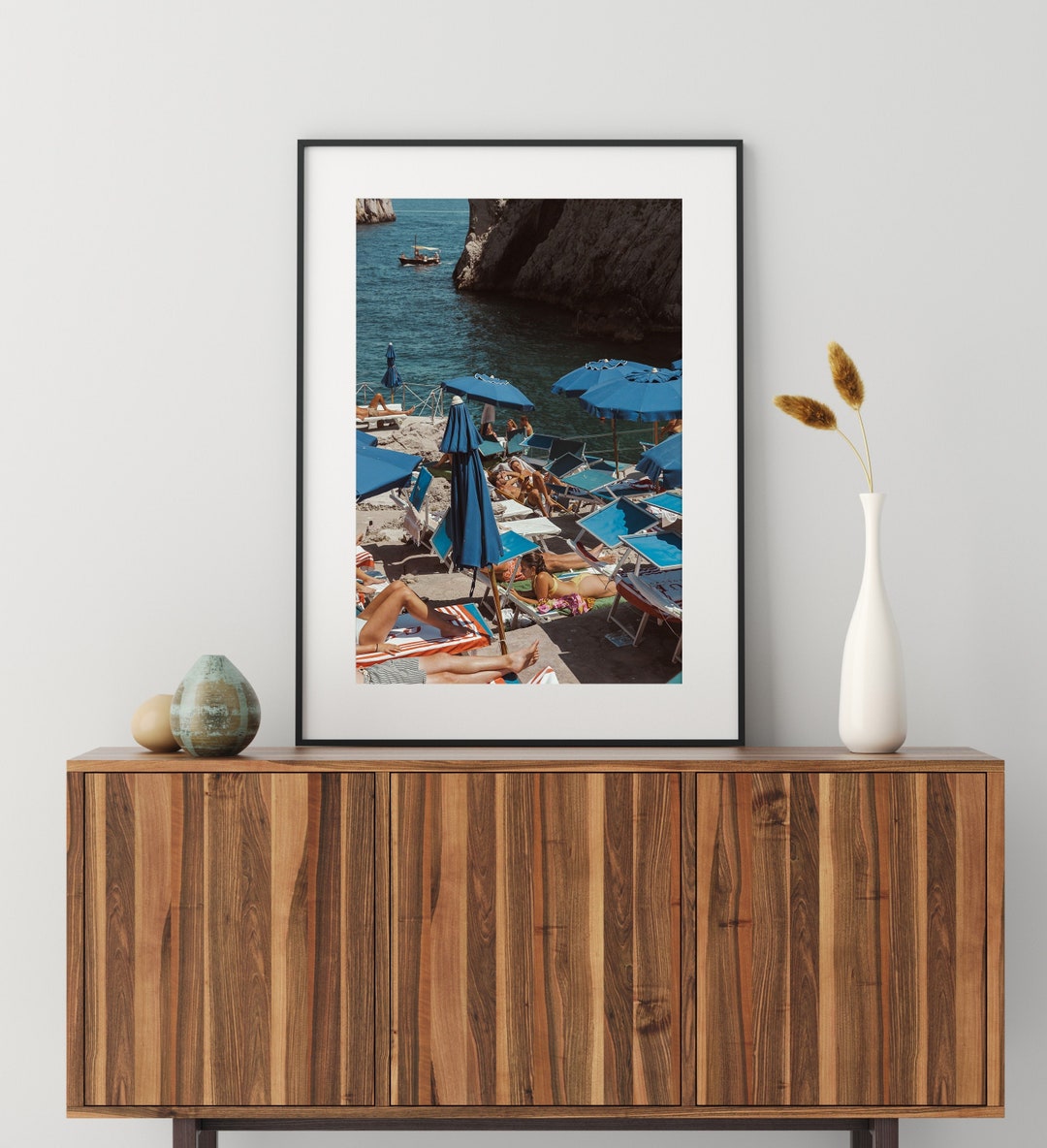 Capri Italy Art Print Da Luigi Ai Faraglioni Fine Art Etsy
