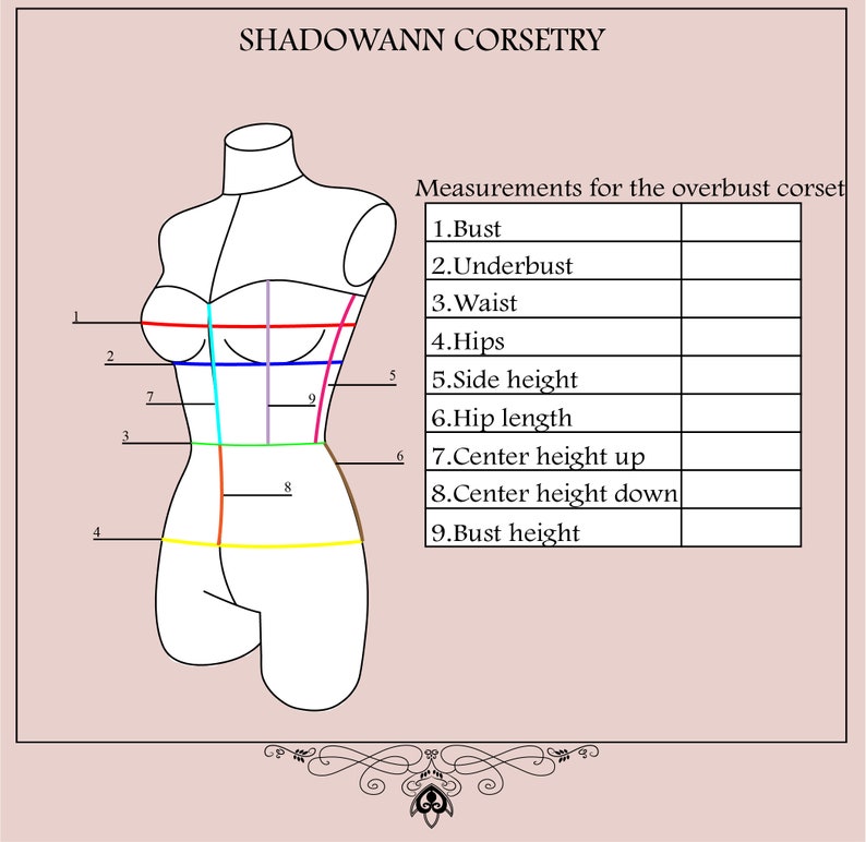 Made to Measure Mesh Overbust Custom Corset. Waist Training Etsy