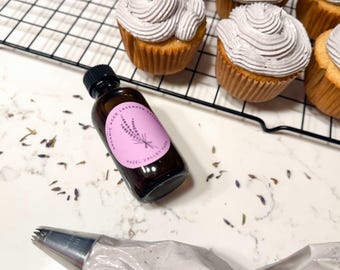 Organic Aged Lavender Extract 2oz // Baking // Drinks // Desserts// Cooking