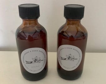 Extracto de vainilla añejada orgánica 2 oz // Horneado // Bebidas // Postres // Cocina