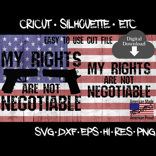 Molon Labe, My Rights are not Negotiable, Come and Take Them, Cricut, Vector, Easy to Use, Digital Download, Svg, Dxf, Eps, Png, Cut File