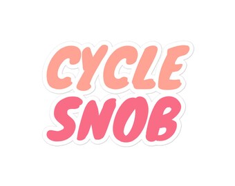 Pegatina Snob de ciclo 4x4