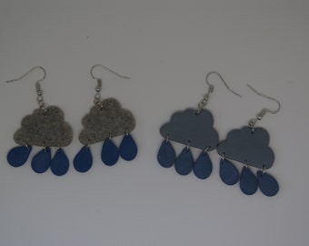 Cloud and Rain Earrings