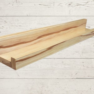 Floating Picture Ledge, Floating Shelf, Art Shelf, Display Ledge, Gallery Shelf, Rail, Picture Shelf, Rustic Wooden Shelf, Solid Wood
