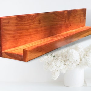 Floating Picture Ledge, Floating Shelf, Art Shelf, Display Ledge, Gallery Shelf, Rail, Picture Shelf, Rustic Wooden Shelf, Solid Wood