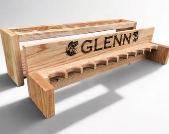 Personalized Fishing Rod Holder Wall Mounted Fishing Pole Storage Rack