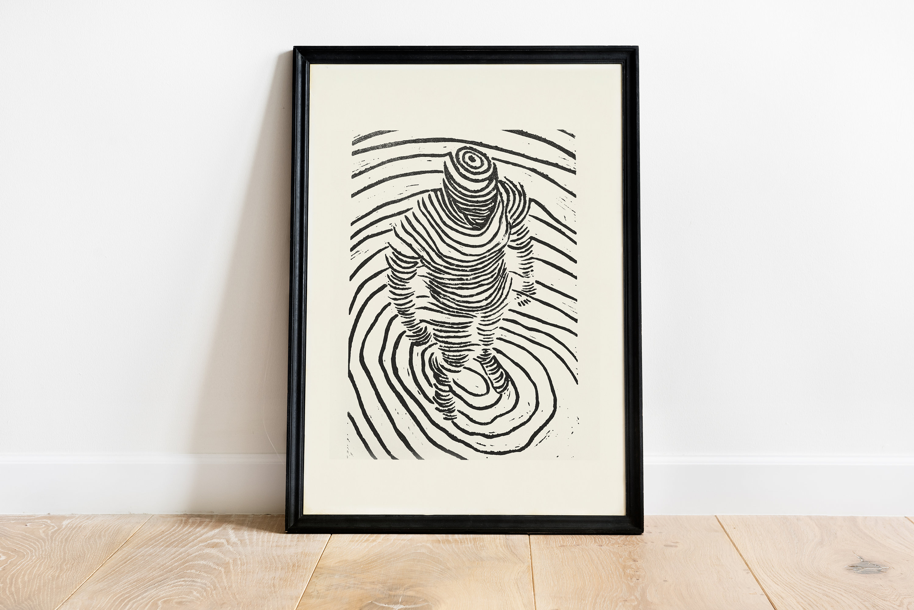 A Man - Original Handmade Linocut Print, Linocut, Linoprint ...