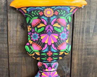 Fiesta Mexican Topiary Attachment, Flower Topiary, Colorful Floral Urn, Latino Fiesta Decor, Spring Topiary, Cinco De Mayo Decor