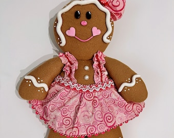Gingerbread Attachment, Gingerbread Christmas Attachment, Gingerbread Cookie, Gingerbread Wreath Attachment
