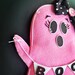 Boo Pink Ghost Halloween Attachment, Wreath Attachment Halloween ...