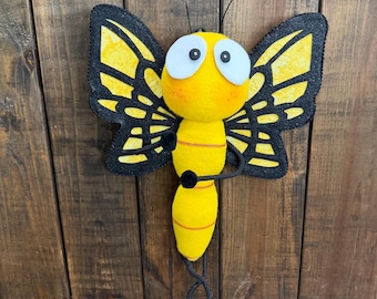 Dragonfly Wreath Attachment, Spring Attachment, Bug Attachment, Butterfly Wreath Attachment