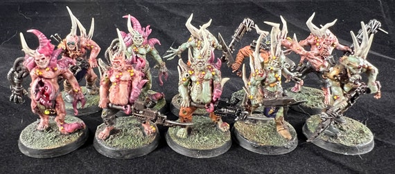 Warhammer 40k - Death Guard - 10 Poxwalkers - Etsy
