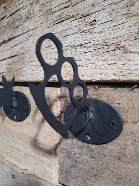 Brass Knuckles Coat Hanger - Etsy