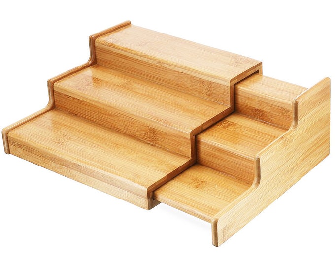 Expandable Kitchen 3 Tier Bamboo Kitchen Spice Rack Organizer - Etsy