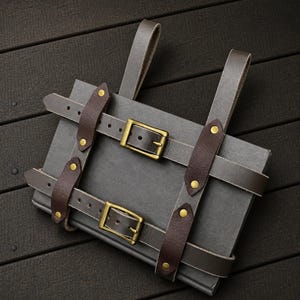Middeleeuwse leren boekenholster: Renaissance Fair, LARP, cosplay