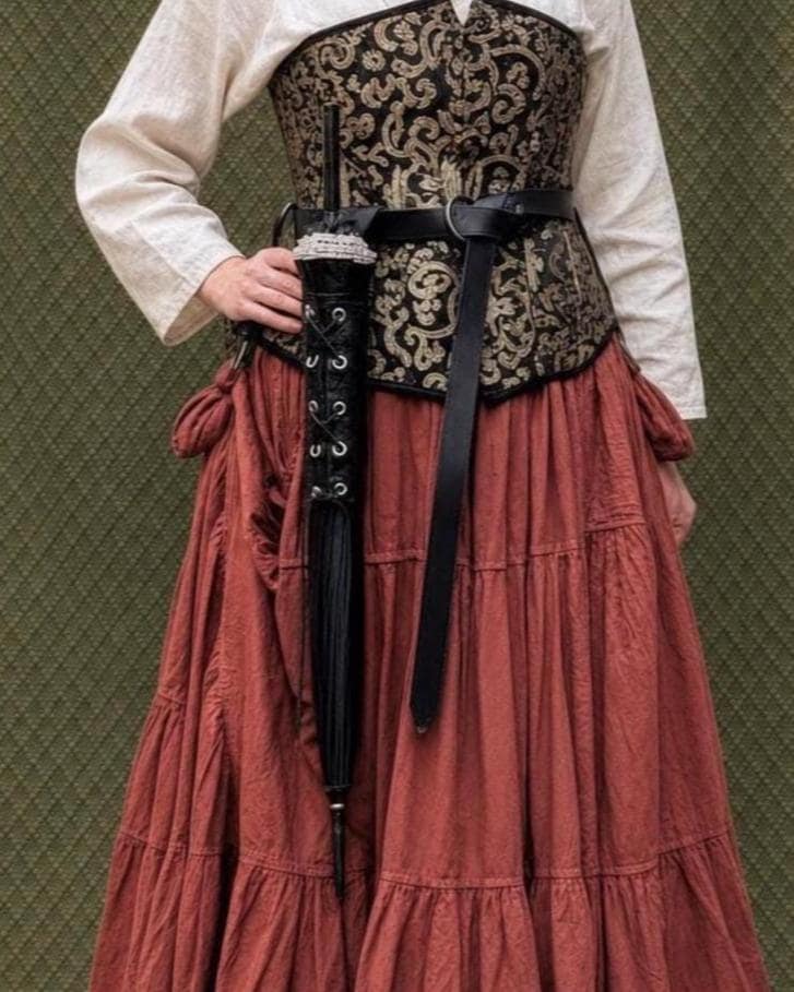 Adjustable Parasol/ Umbrella Leather Holster for Pirate