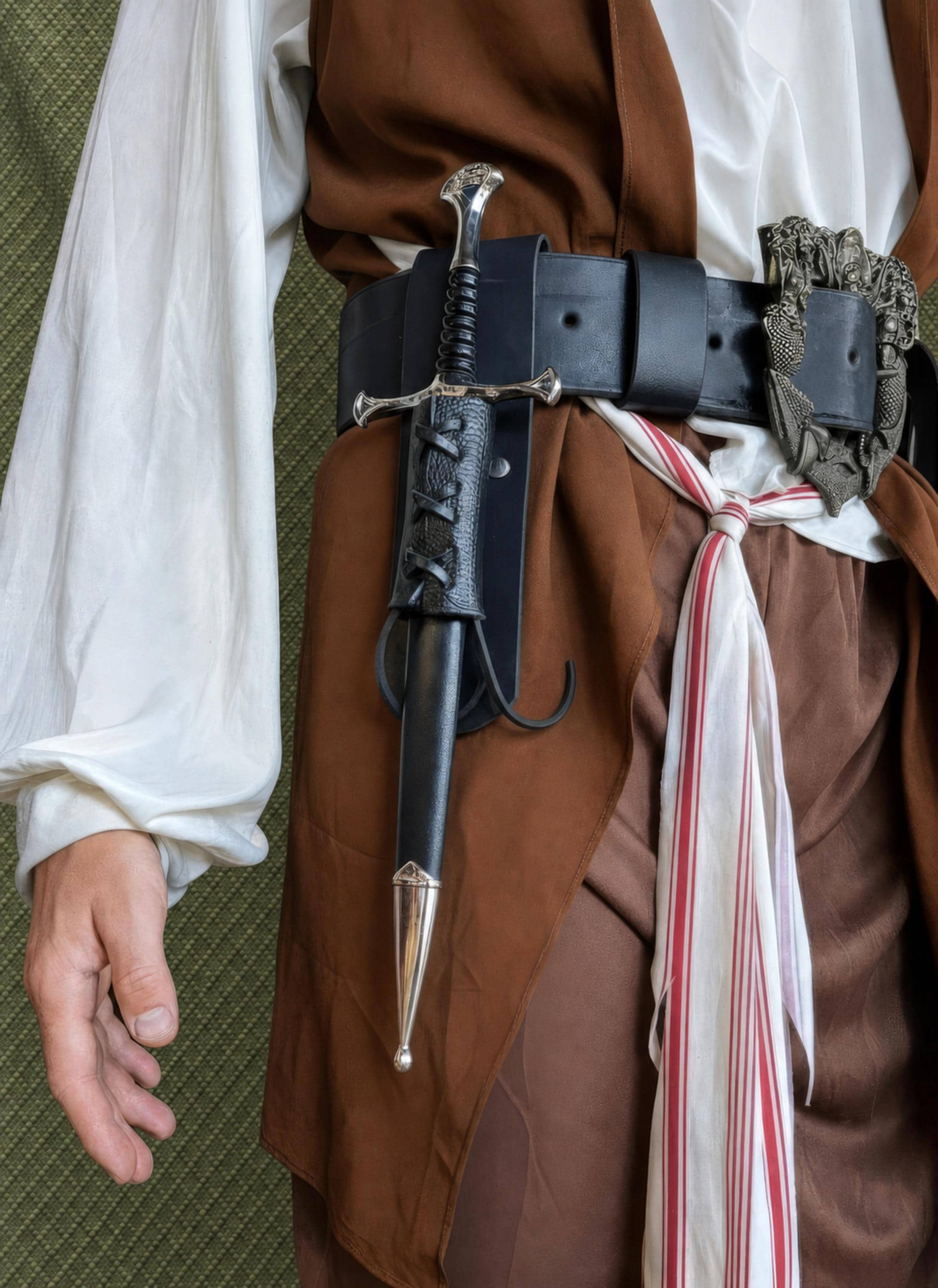 14インチ中世風短剣｜3種類のカエル型｜革製カエル付きコスプレ用短剣