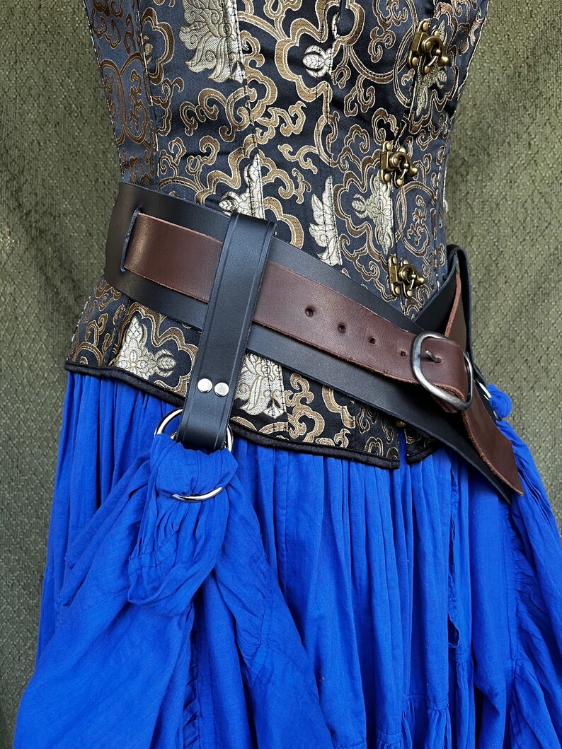 One Pair of Leather Skirt Hikes Renaissance Pirate Steampunk Etsy