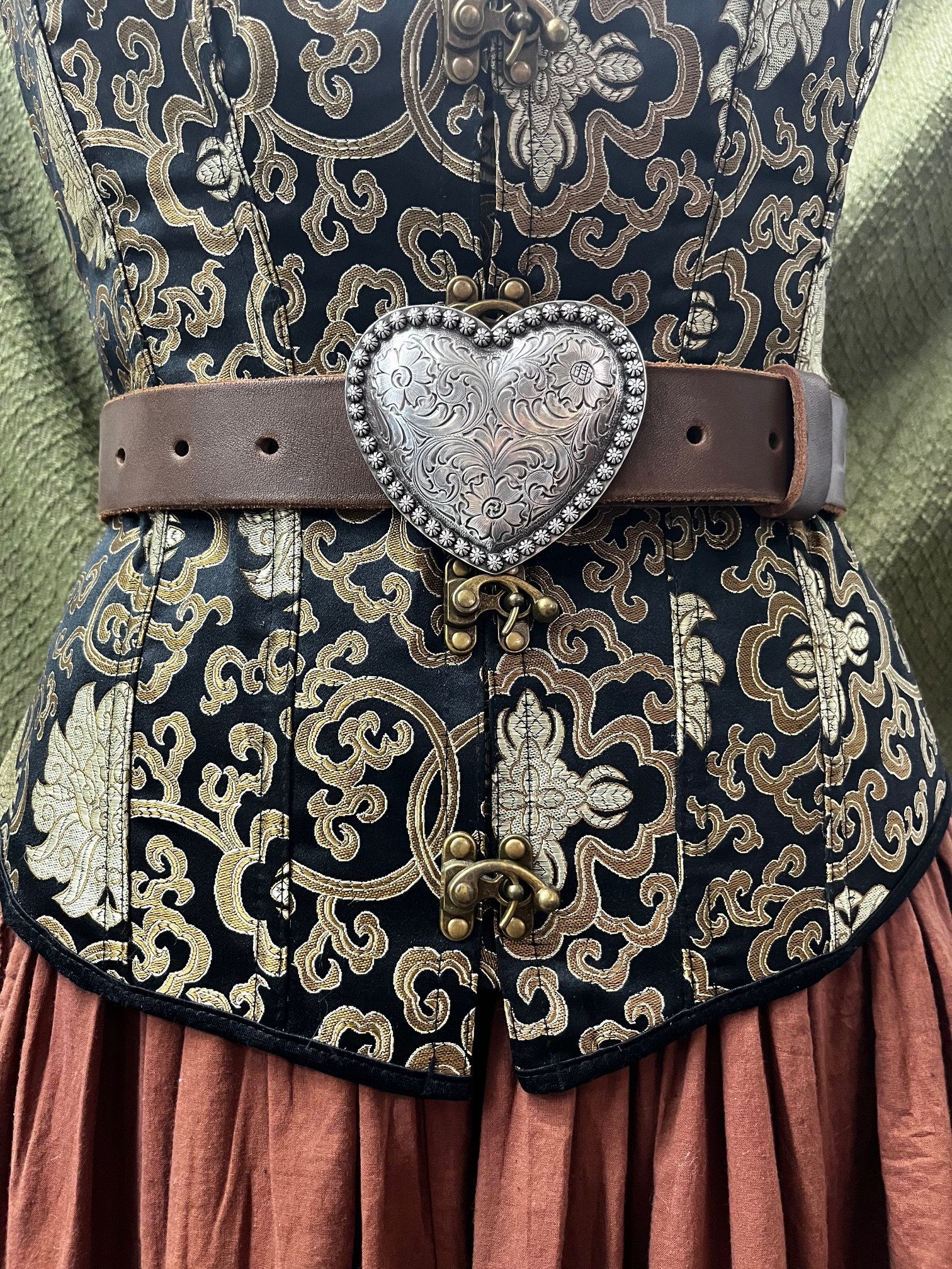 Medieval Waist Belt Polyester with Embroidery Pirate Renaissance Vintage il_fullxfull.5930084926_sqpn.jpg main image 3