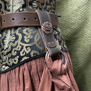 Pair of Rose Skirt Hikes Renaissance, Pirate, Steampunk Skirt Rings, Skirt Chasers.
