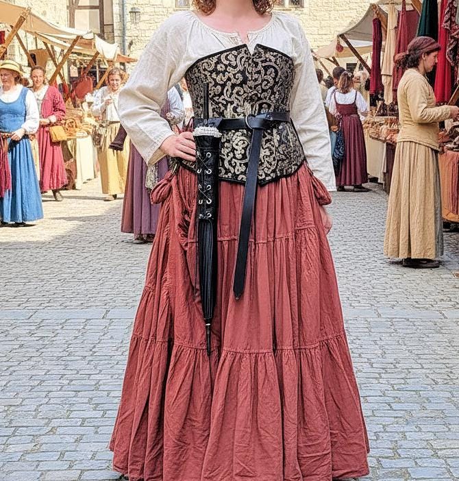 Fondina Pelle Pirata Steampunk Fondina Pistola Stile Pirata - Pelle PU, Regolabile Per Costumi E Cosplay Accessorio Costume Pirata - Foto 9