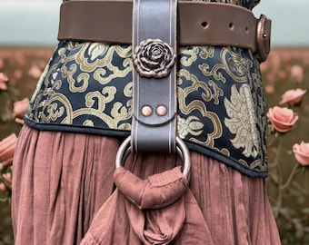 One pair of Rose Skirt Hikes: Renaissance Pirate Steampunk Costume
