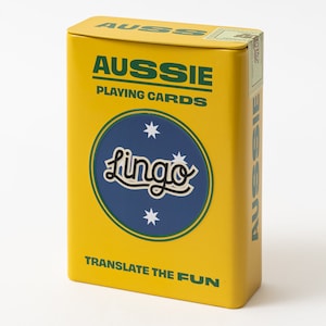 Aussie Slang-speelkaarten in reisetui