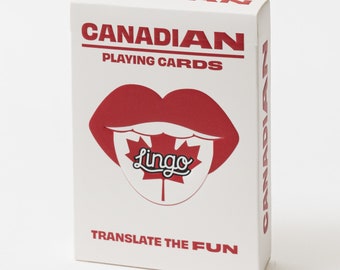 Canadian Slang Playing Cards