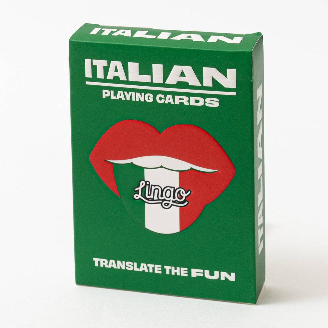 Italian Playing Cards Etsy