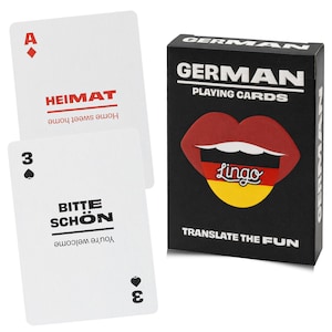 German Lingo Playing Cards