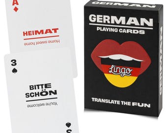 German Lingo Playing Cards