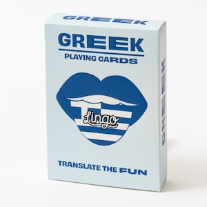 Cartes à jouer jargon grec