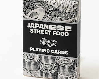 Japanese Street Food Lingo Playing Cards