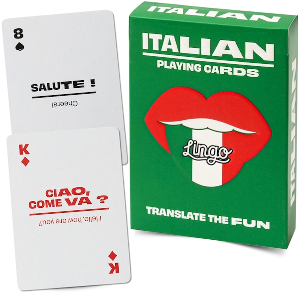 Italian Lingo Playing Cards