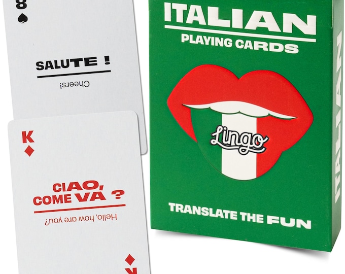 Italian Lingo Playing Cards