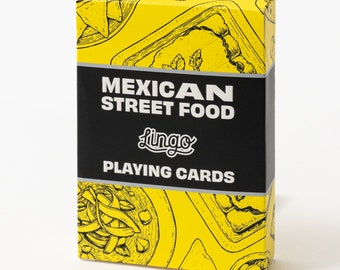 Mexican Street Food Lingo Playing Cards
