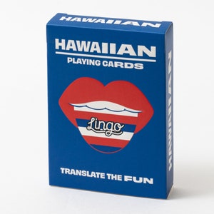 Karty do gry w hawajskim slangu – duch Aloha w każdej ręce!