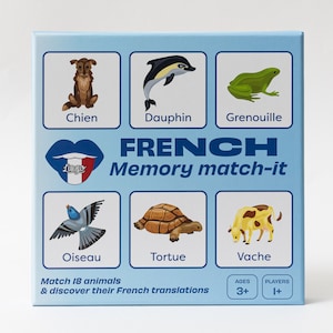Französische Memory Match-it